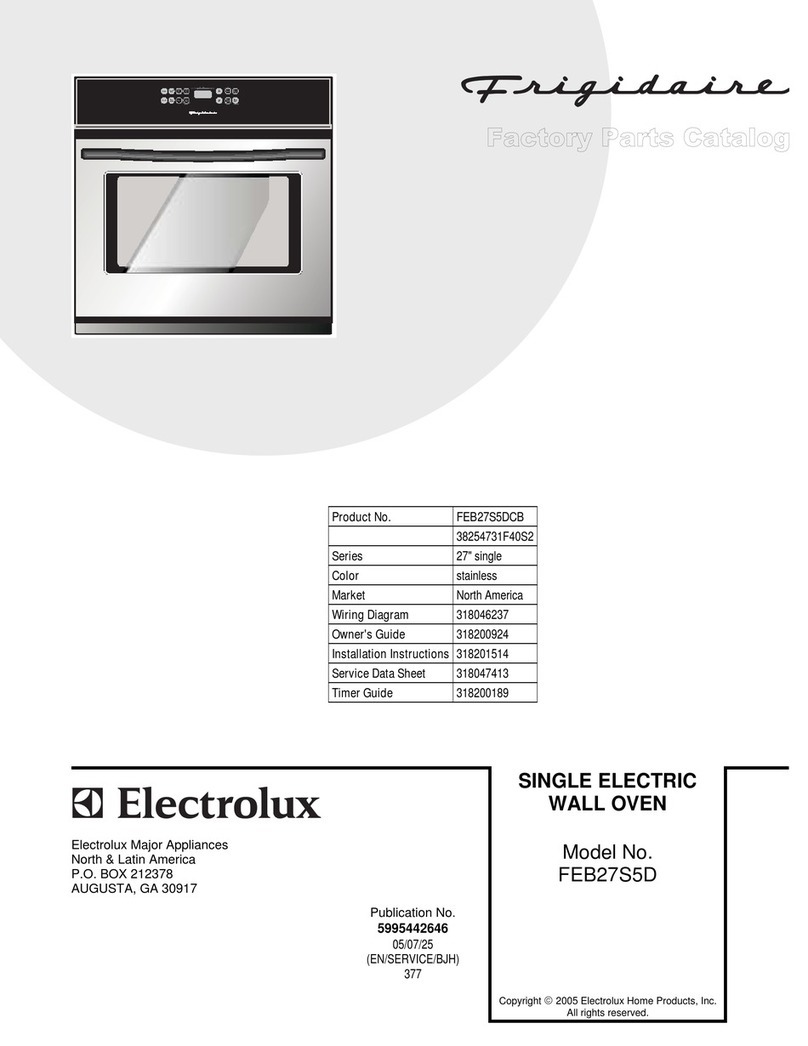 Frigidaire FEB27S5D User manual