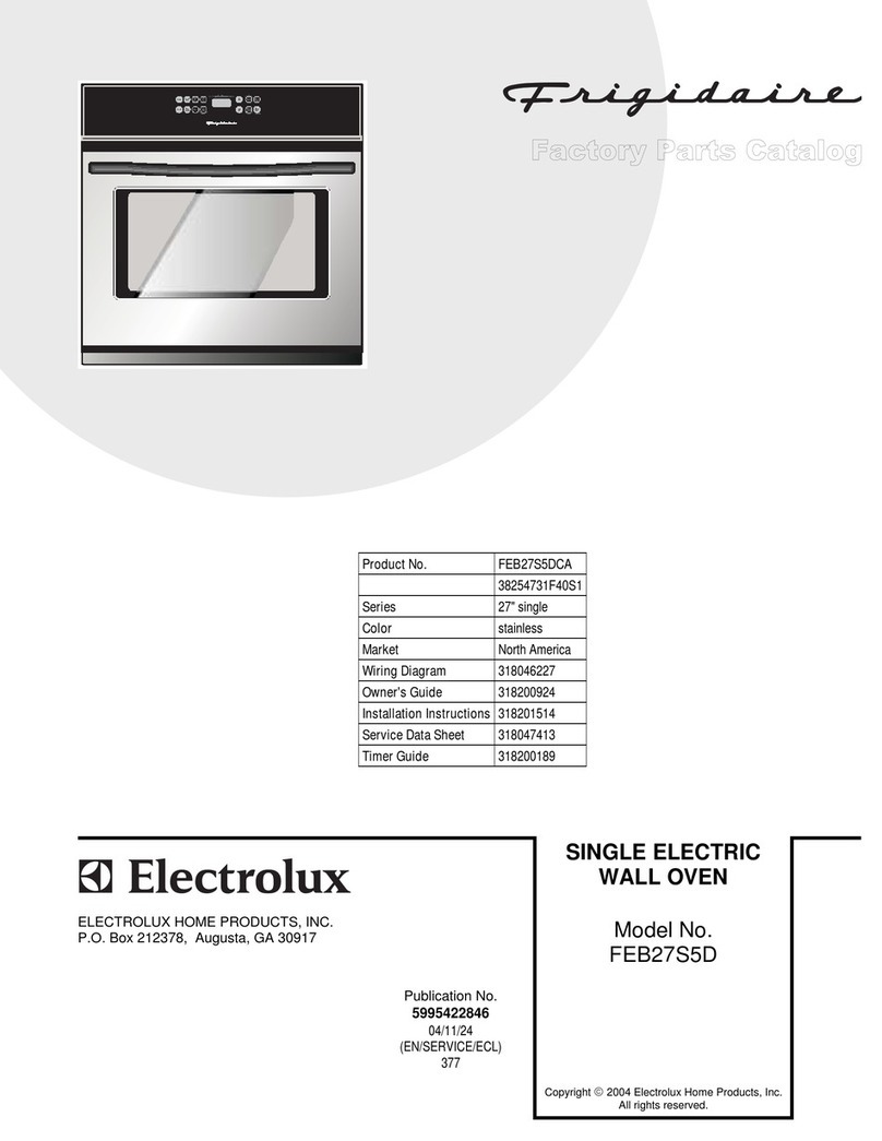 Frigidaire FEB27S5D User manual Frigidaire FEB27S5D User manual