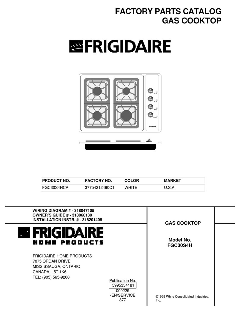 Frigidaire FGC30S4H User manual