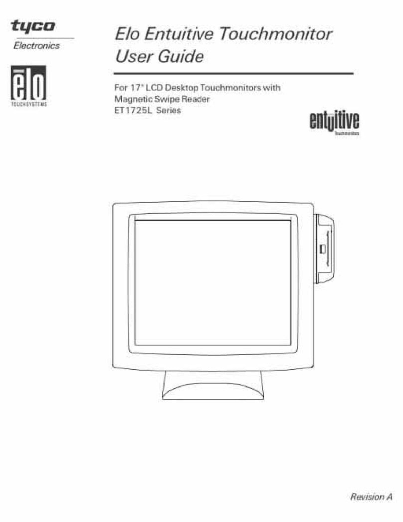 Elo TouchSystems ET1725L Series User manual