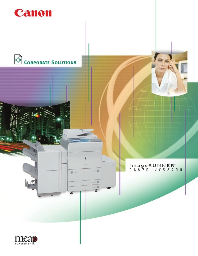 Canon imageRUNNER C5870U User manual