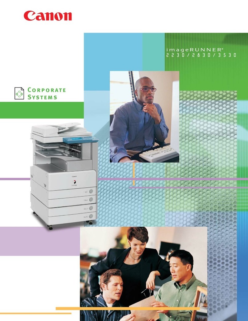 Canon imageRUNNER 2230 User manual
