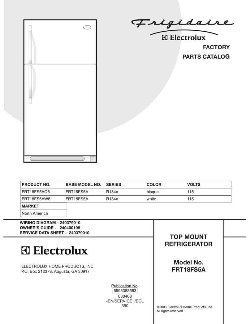 Frigidaire FRT18FS5A User manual