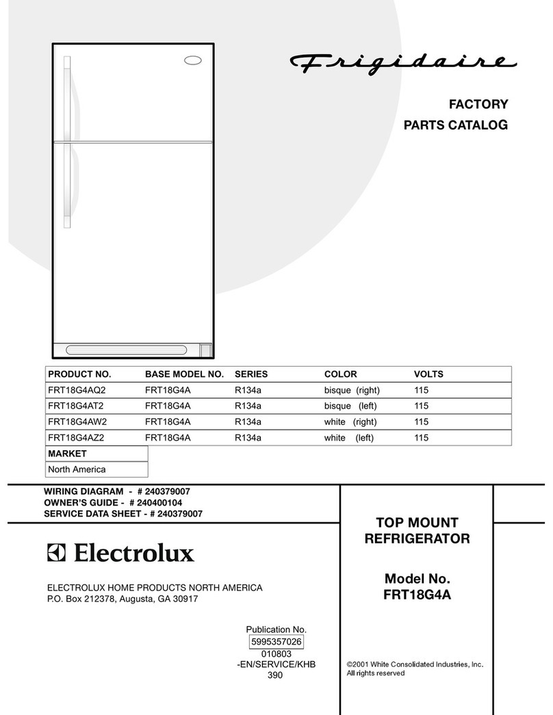 Frigidaire FRT18G4A User manual