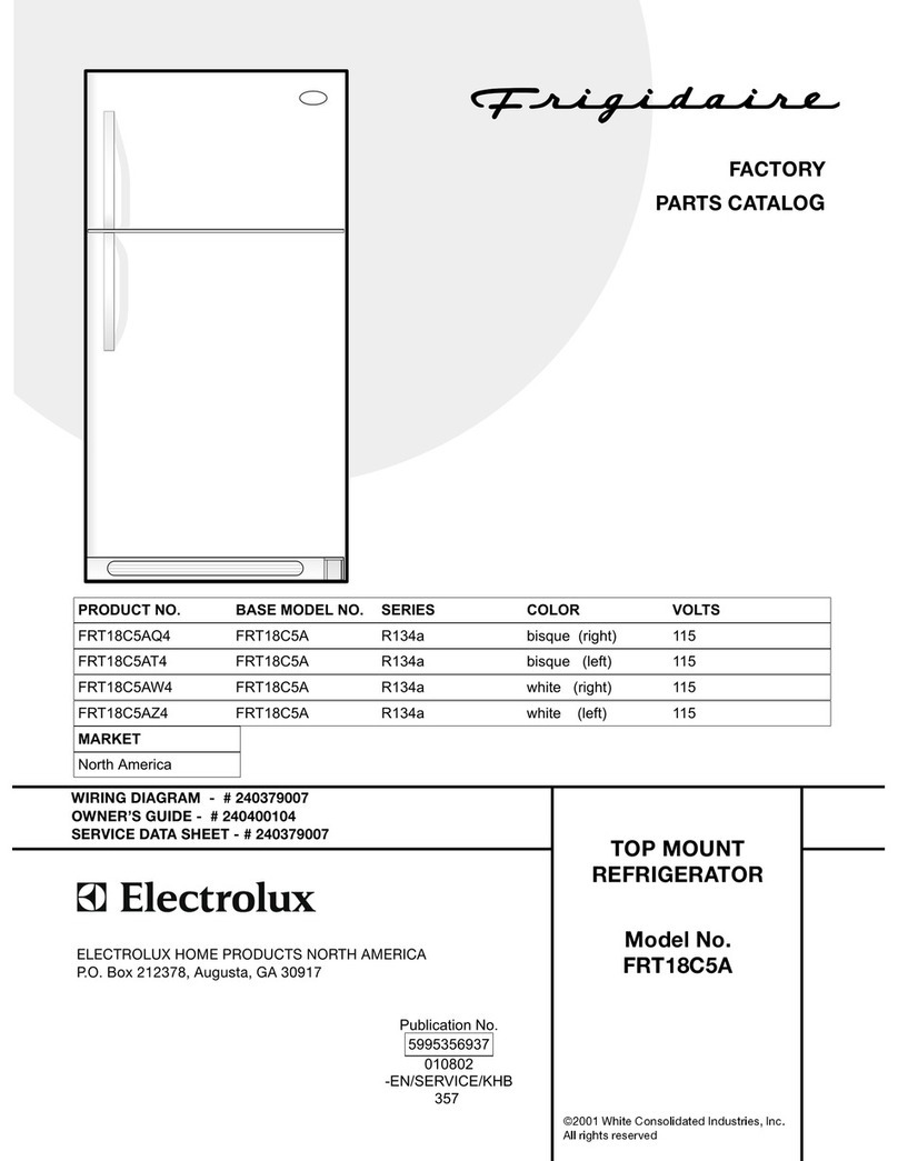 Frigidaire FRT18C5A User manual