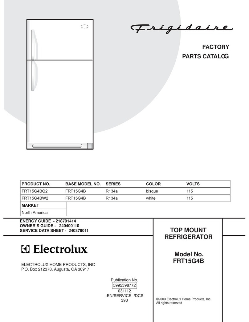 Frigidaire FRT15G4B User manual Frigidaire FRT15G4B User manual