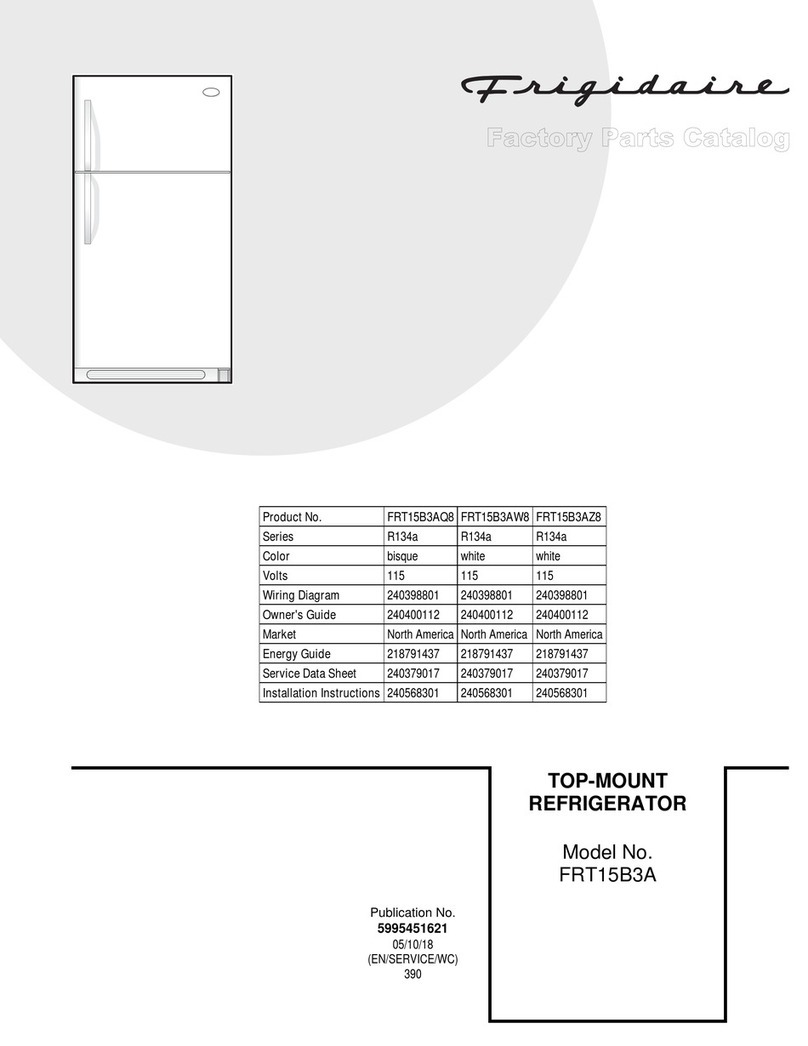 Frigidaire FRT15B3A User manual