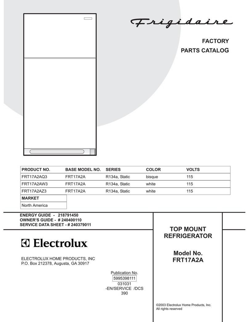 Frigidaire FRT17A2A User manual Frigidaire FRT17A2A User manual