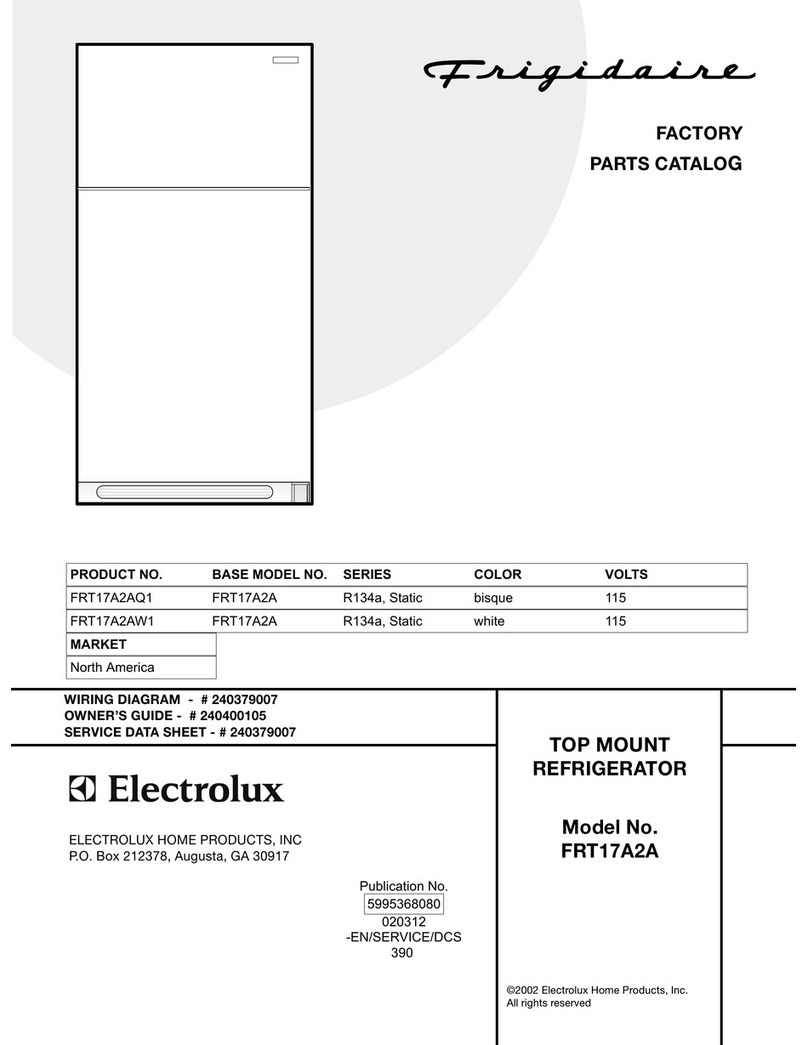 Frigidaire FRT17A2A User manual
