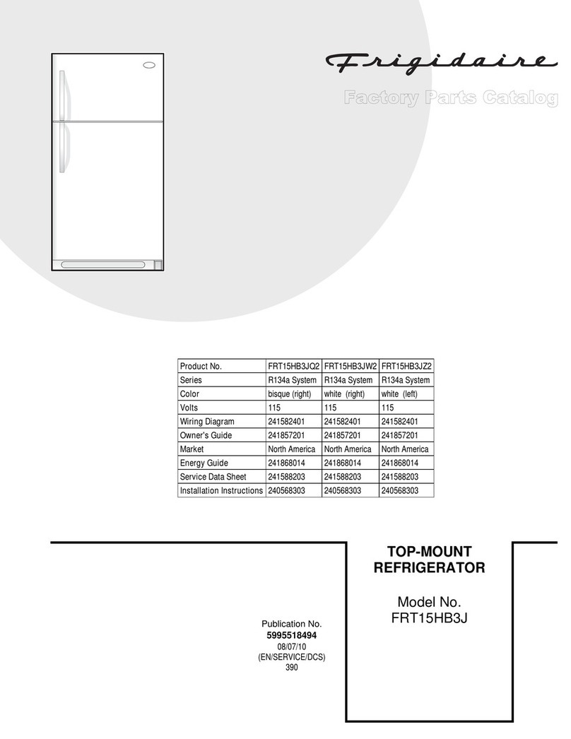 Frigidaire FRT15HB3J Instruction Manual