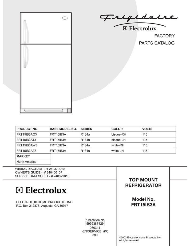 Frigidaire FRT15IB3A User manual