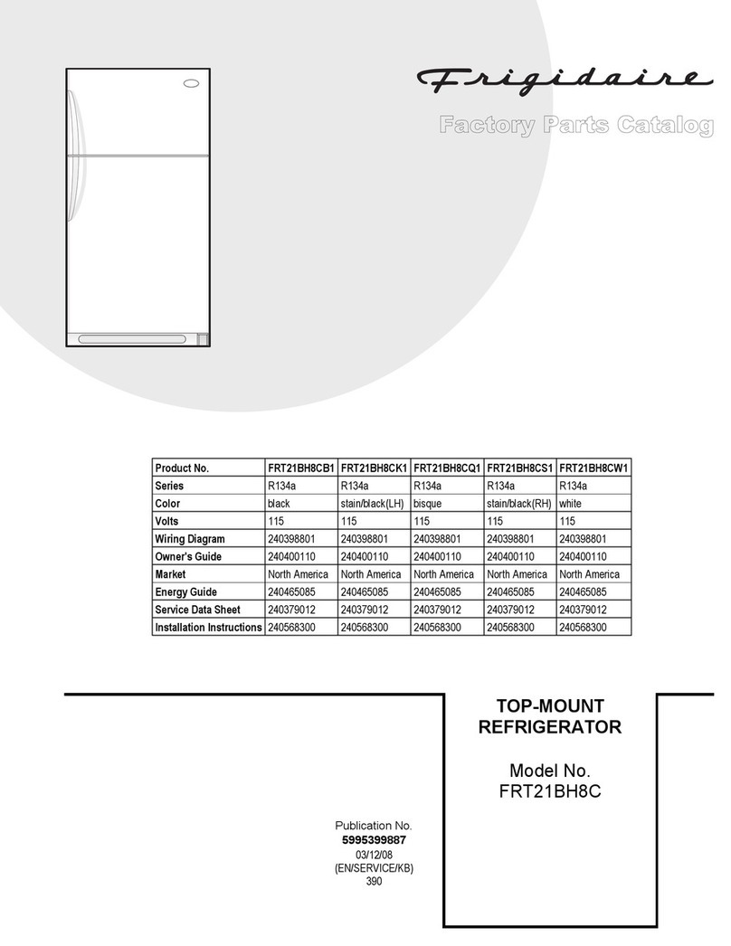 Frigidaire FRT21BH8C User manual