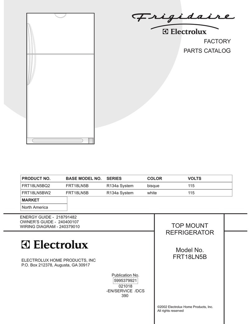 Frigidaire FRT18LN5B User manual