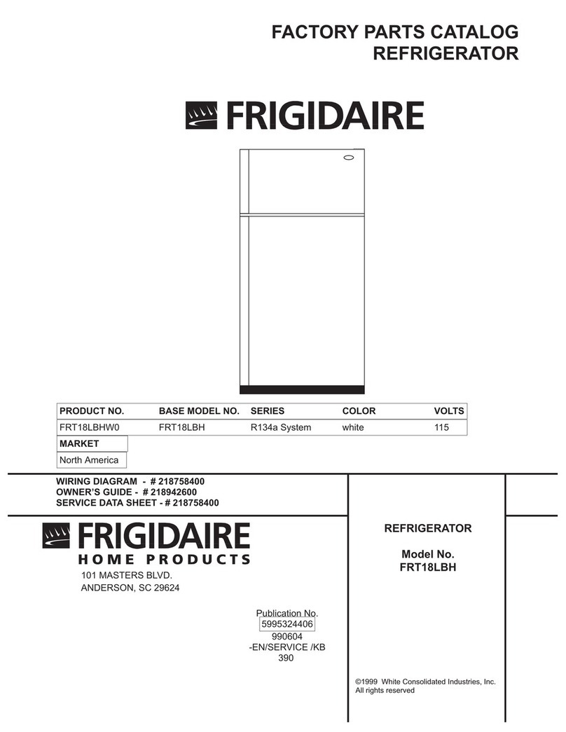 Frigidaire FRT18LBH User manual