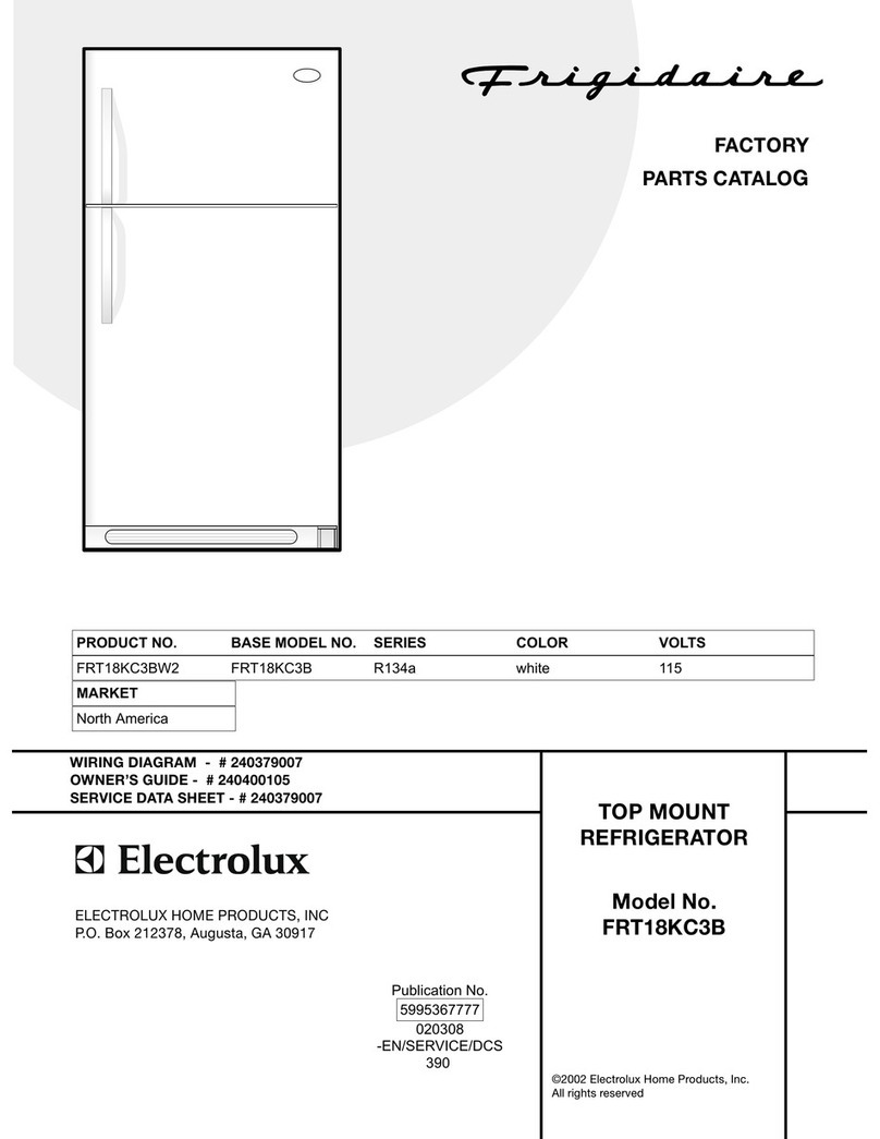 Frigidaire FRT18KC3B User manual