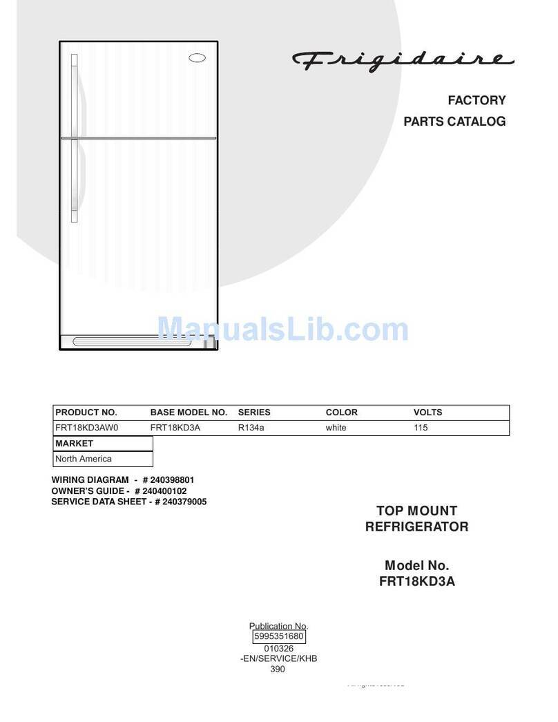 Frigidaire FRT18KD3AW0 Instruction Manual