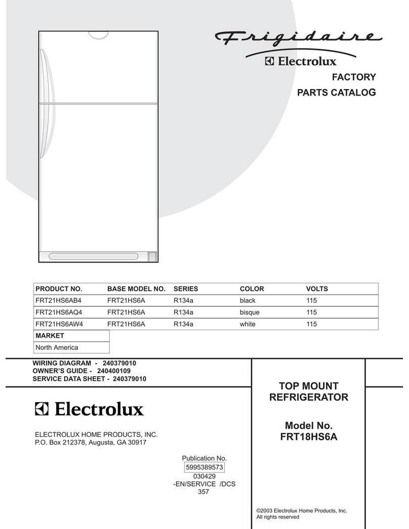 Frigidaire FRT18HS6A User manual
