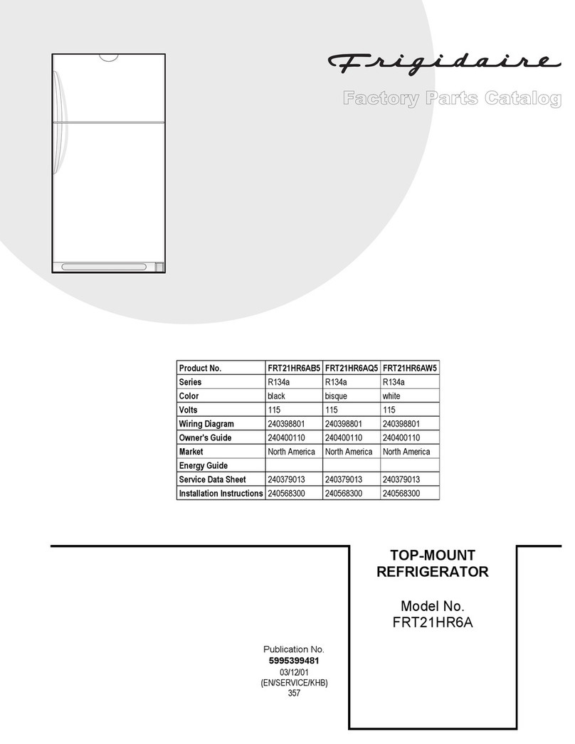 Frigidaire FRT21HR6A User manual