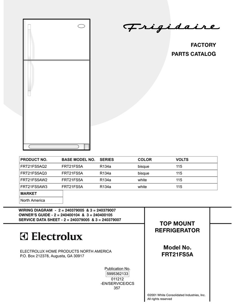 Frigidaire FRT21FS5A User manual