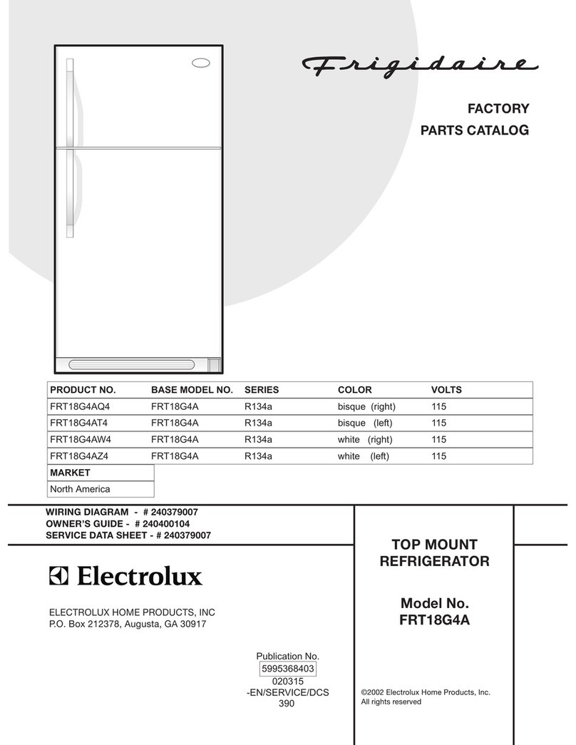Frigidaire FRT18G4A User manual