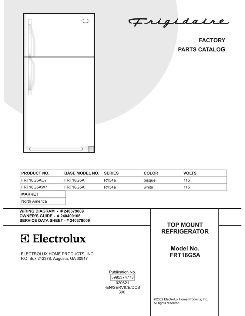 Frigidaire FRT18G5A User manual