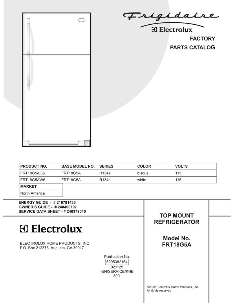 Frigidaire FRT18G5A Factory parts catalog