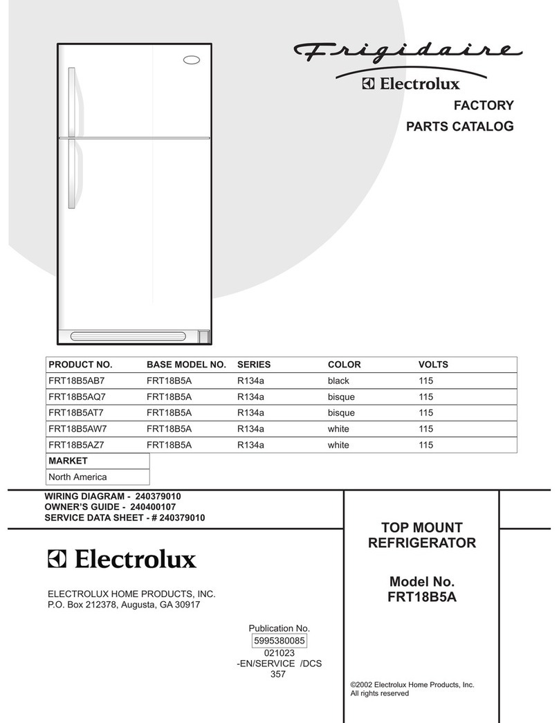Frigidaire FRT18B5A User manual Frigidaire FRT18B5A User manual