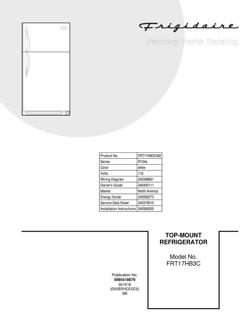 Frigidaire FRT17HB3C User manual