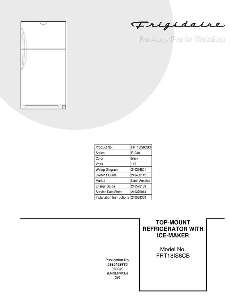 Frigidaire FRT18IS6CB parts catalog