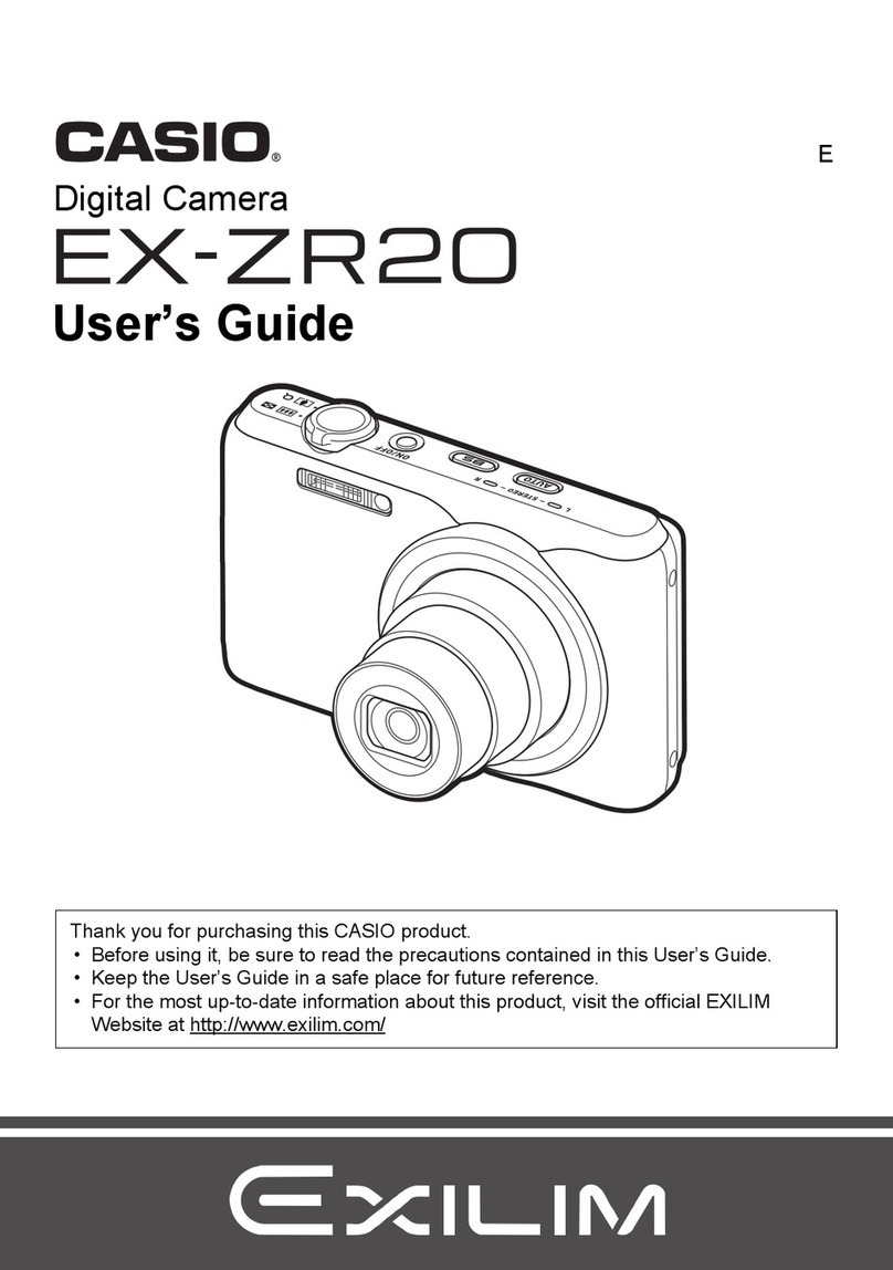 Casio EXILIM EX-ZR20 User manual