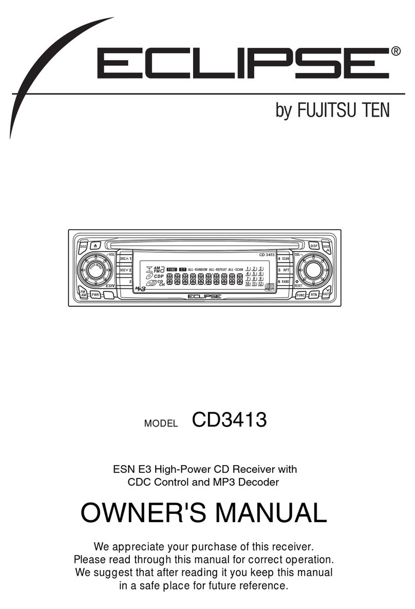 Eclipse CD3413 User manual