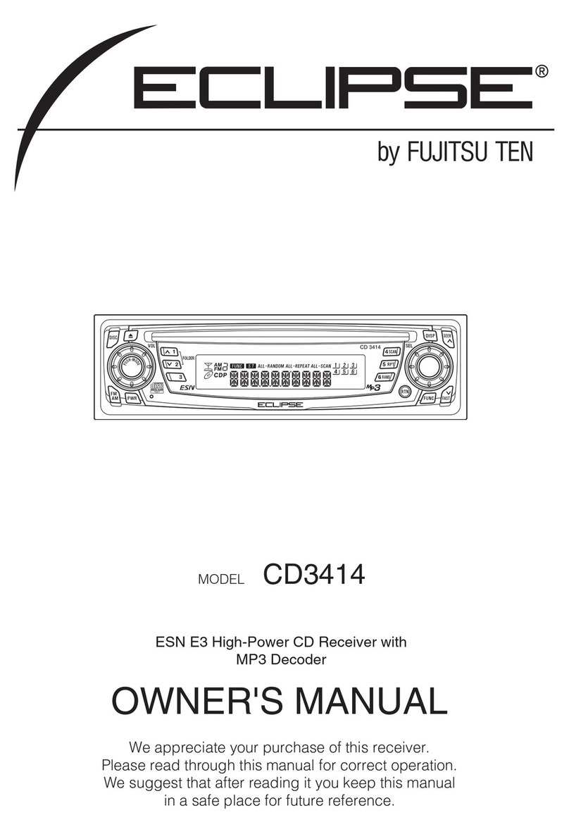 Eclipse CD3414 User manual