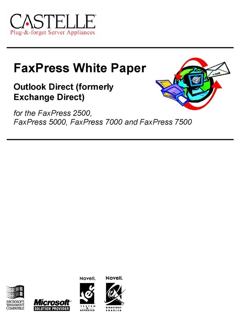 Castelle FaxPress manual