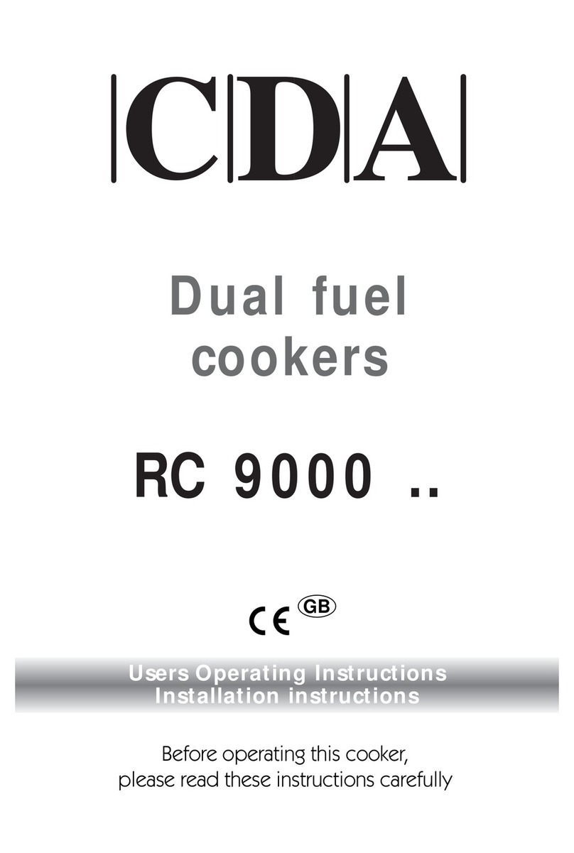CDA RC 9000 Users operating instructions User manual