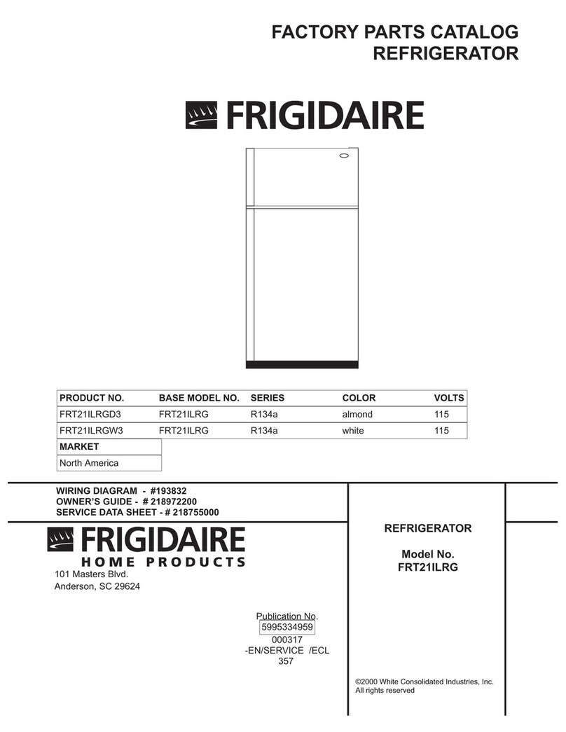 Frigidaire FRT21ILRG User manual