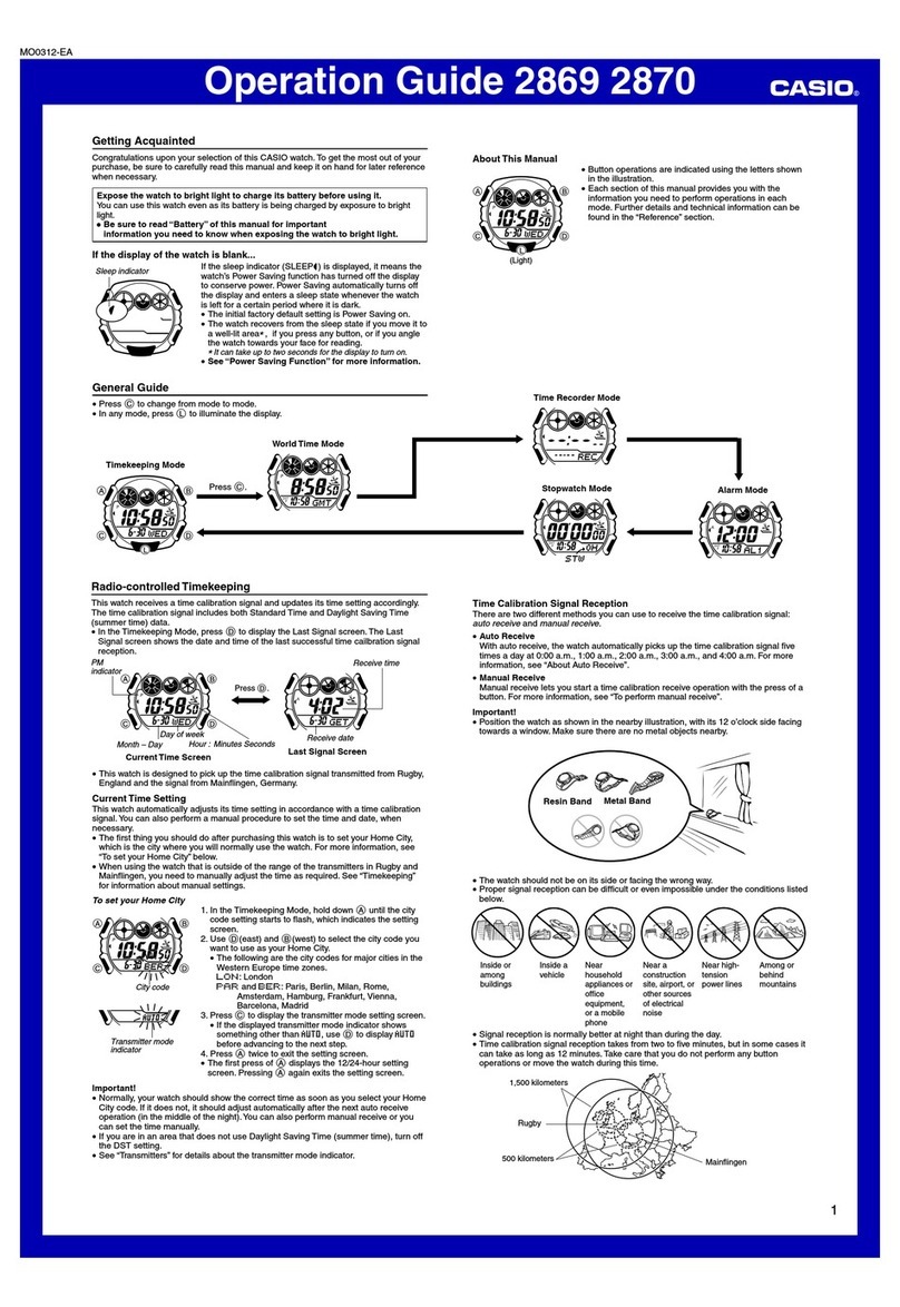 Casio 2869 User manual Casio 2869 User manual