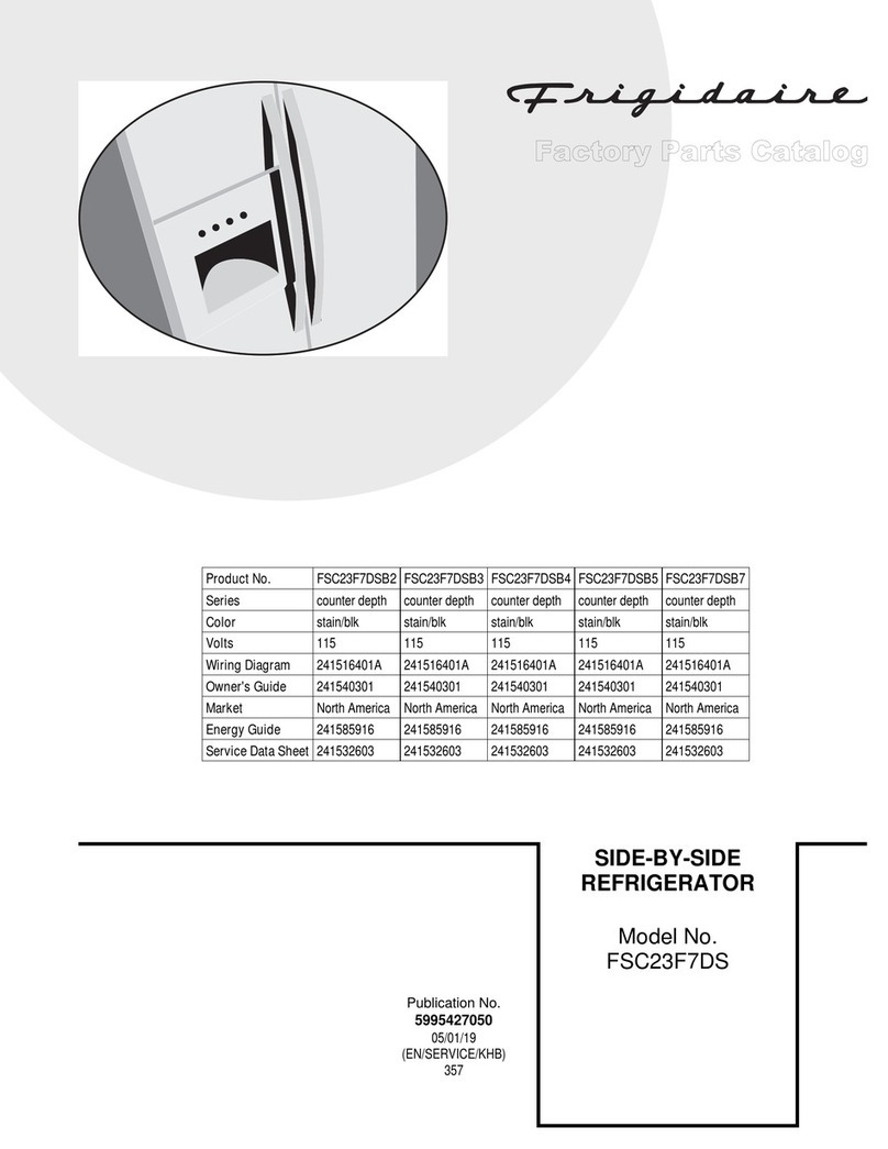 Frigidaire FSC23F7DS User manual
