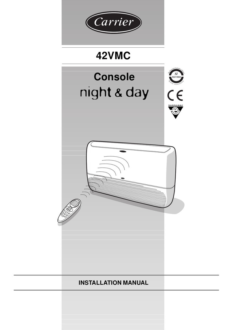 Carrier 42VMC Console night & day User manual