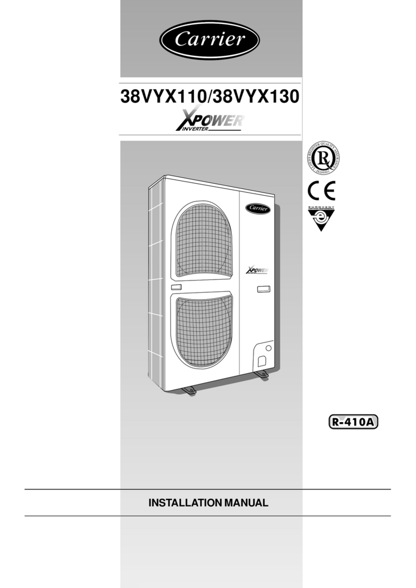 Carrier XPOWER 38VYX110 User manual