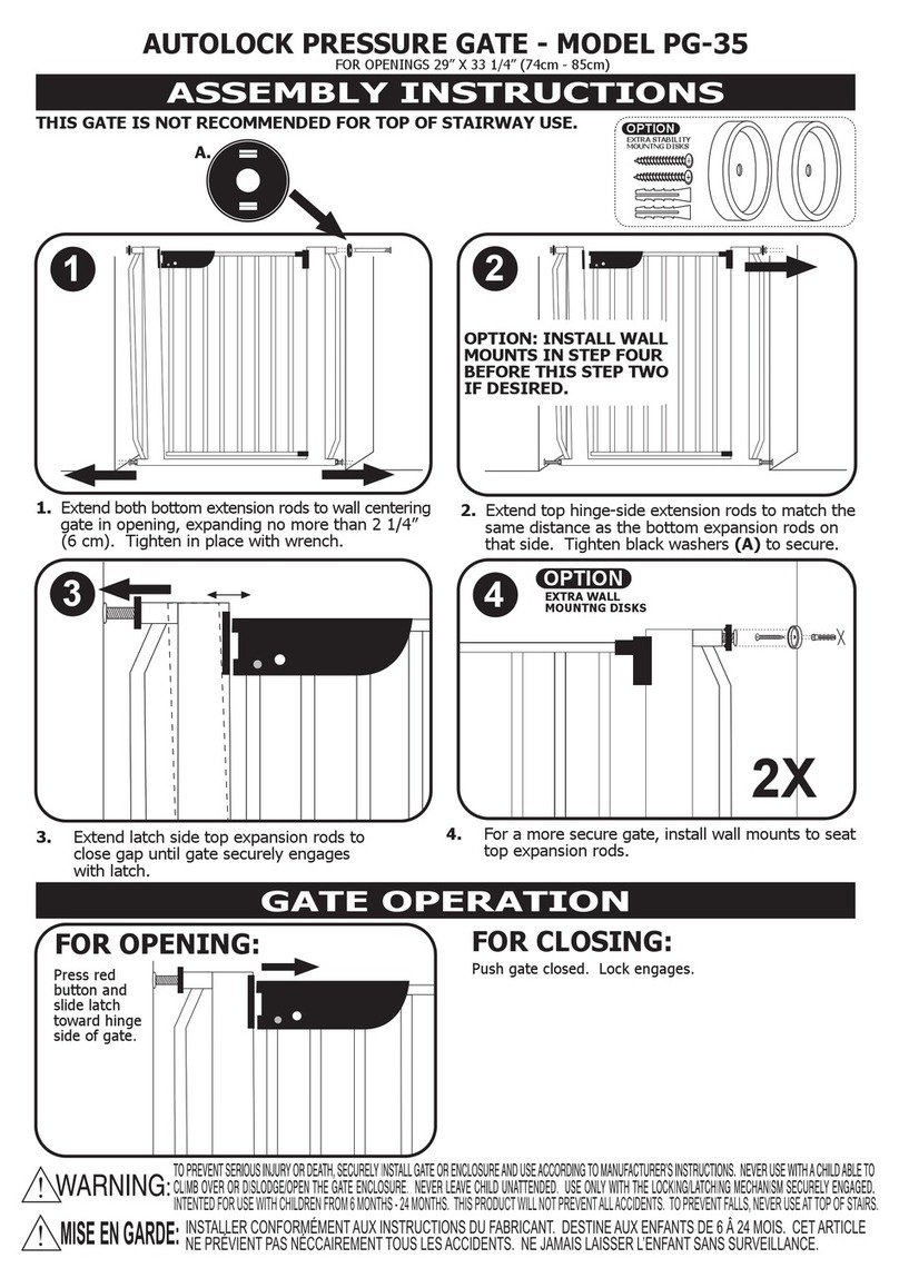 Cardinal Gates PG-35 Assembly instructions