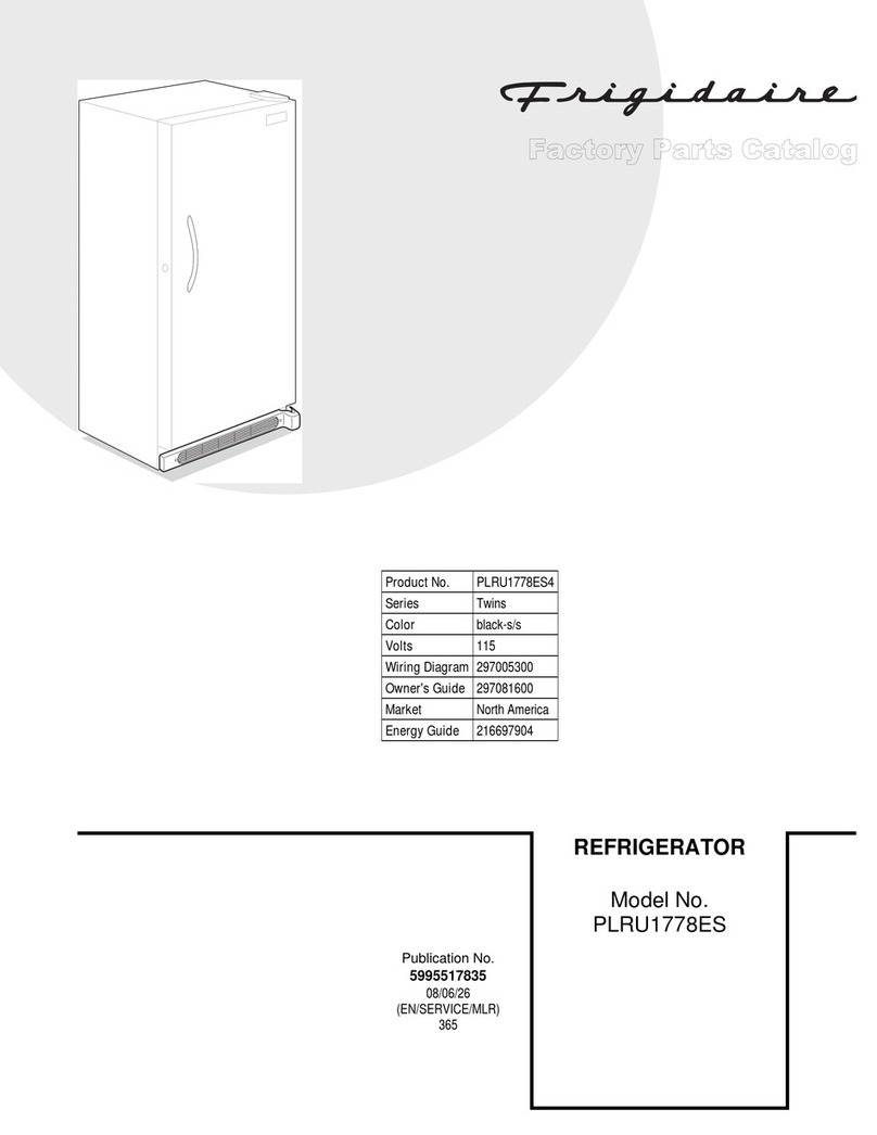 Frigidaire PLRU1778ES User manual