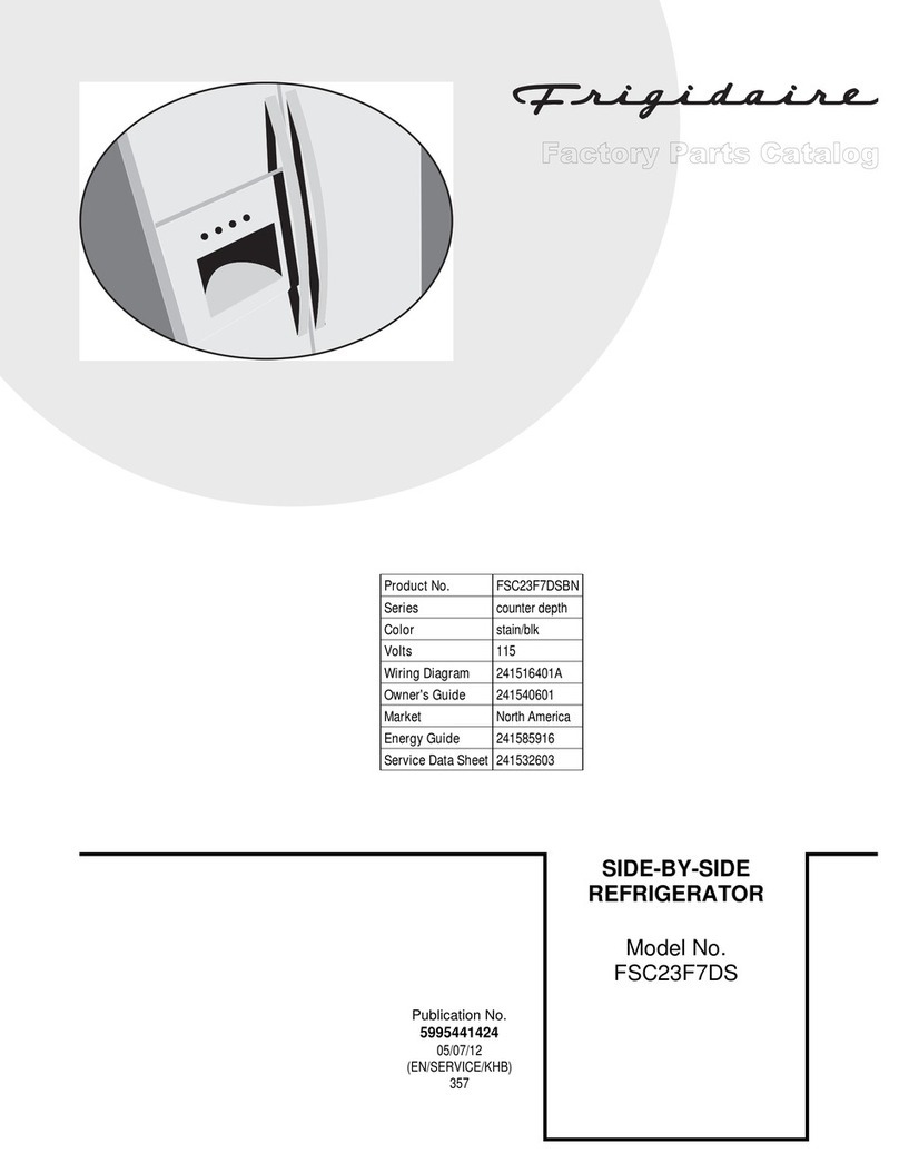 Frigidaire FSC23F7DS User manual