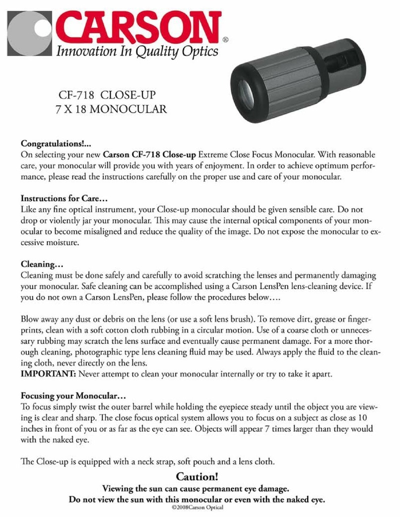 Carson CF-718 Close-up manual