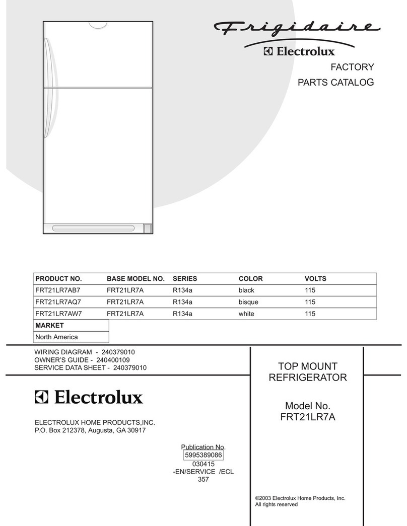 Frigidaire FRT21LR7A User manual