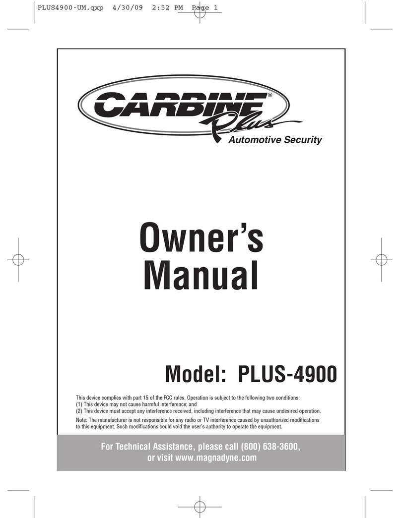 Carbine PLUS-4900 owner's manual
