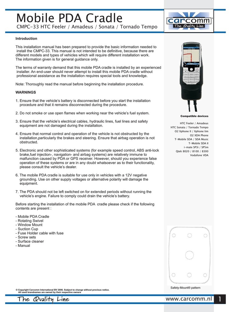 Carcomm CMPC-33 HTC Feeler installation manual