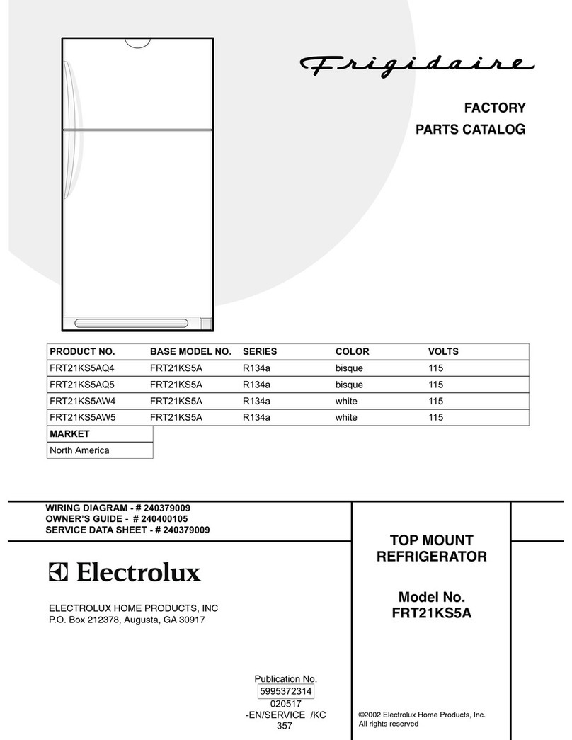 Frigidaire FRT21KS5A User manual