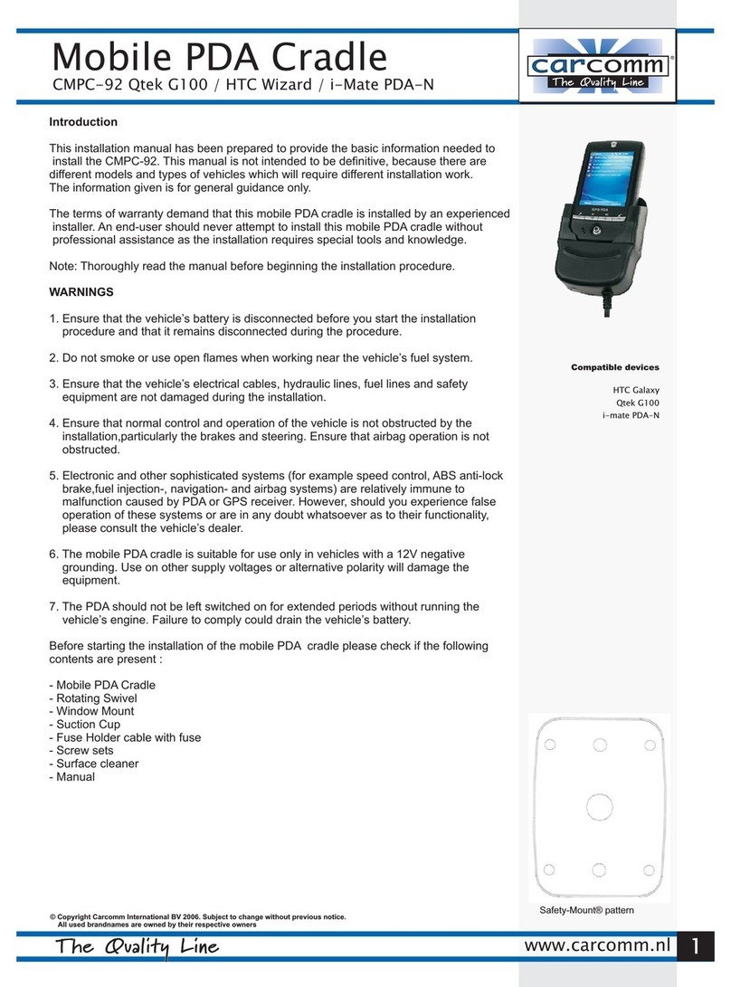 Carcomm CMPC-92 Qtek G100 User manual
