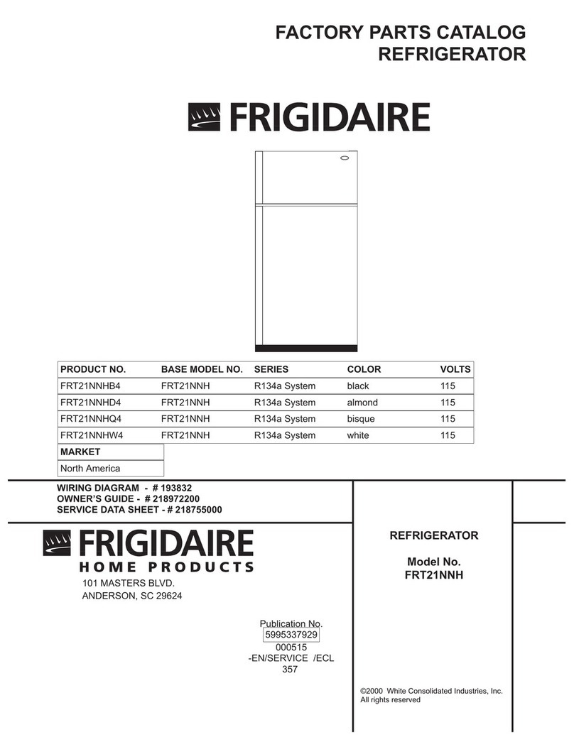 Frigidaire FRT21NNH Instruction Manual Frigidaire FRT21NNH Instruction Manual
