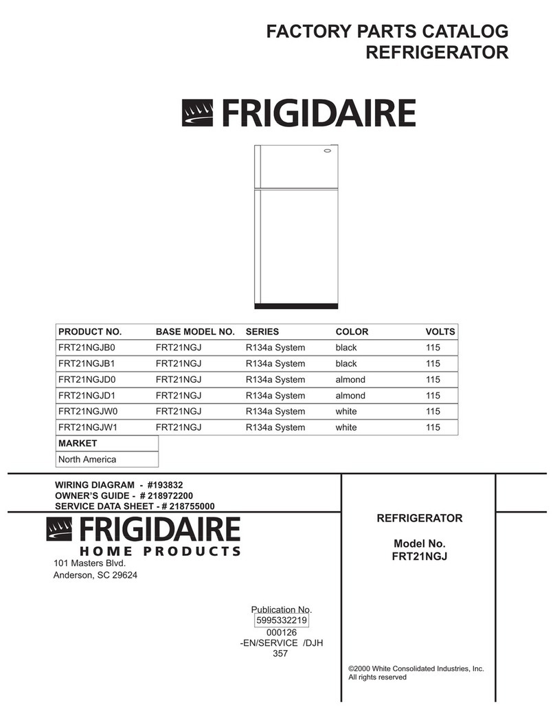 Frigidaire FRT21NGJ User manual